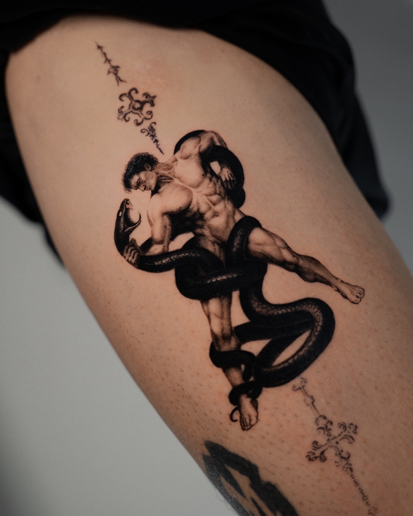 Hercules realism tattoo